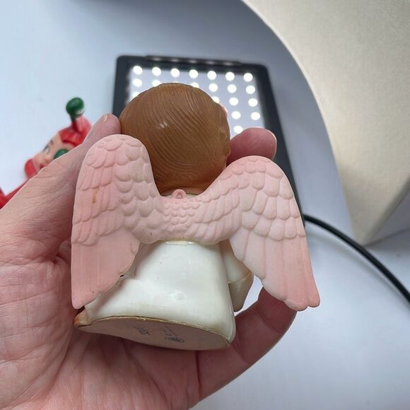 Vintage MCM Lot of two baby Angel ornaments. British Hong Kong. - Picture 4 of 10